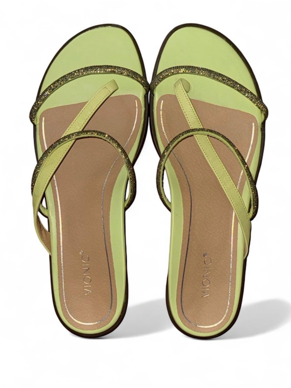 VIONIC Women’s Size 11 Prism Sandals in Pale Lime